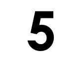 Graphic of the number 5.