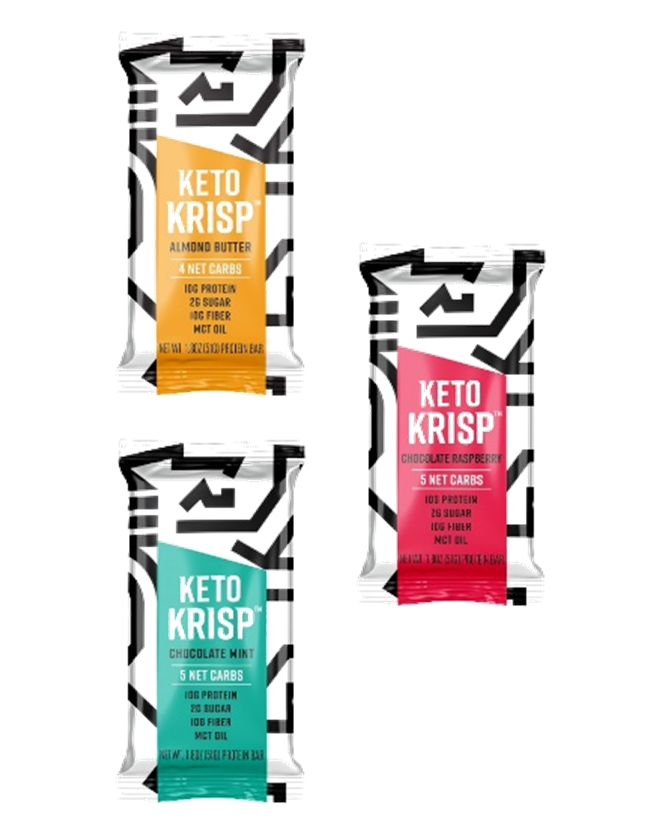 Keto Krisp in three flavors