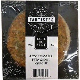 Tartistes tomato and dill quiche