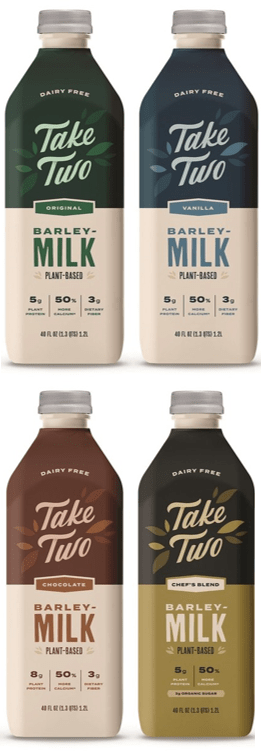 First-ever barley milk that tastes, nourishes, and performs like traditional dairy. Four times more sustainable than oat milk. Made from rejuvenated barley, gmo-free, complete plant protein, prebiotic fiber
