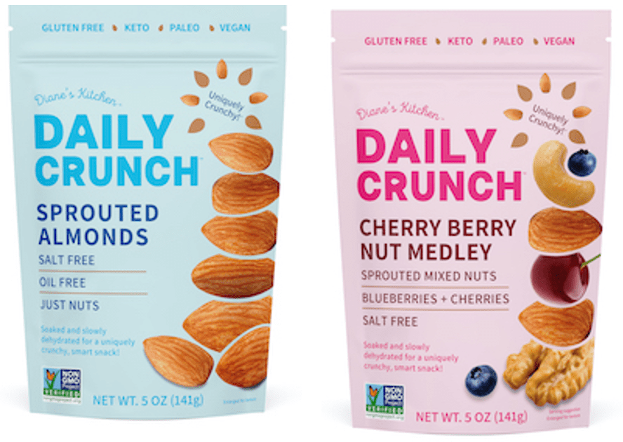 Daily Crunch sprouted nut snacks