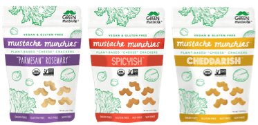 Green Mustache Plant-Based Crackers