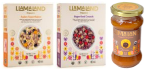 Llamaland Organics Superfood Cereals & Superfruit Spreads